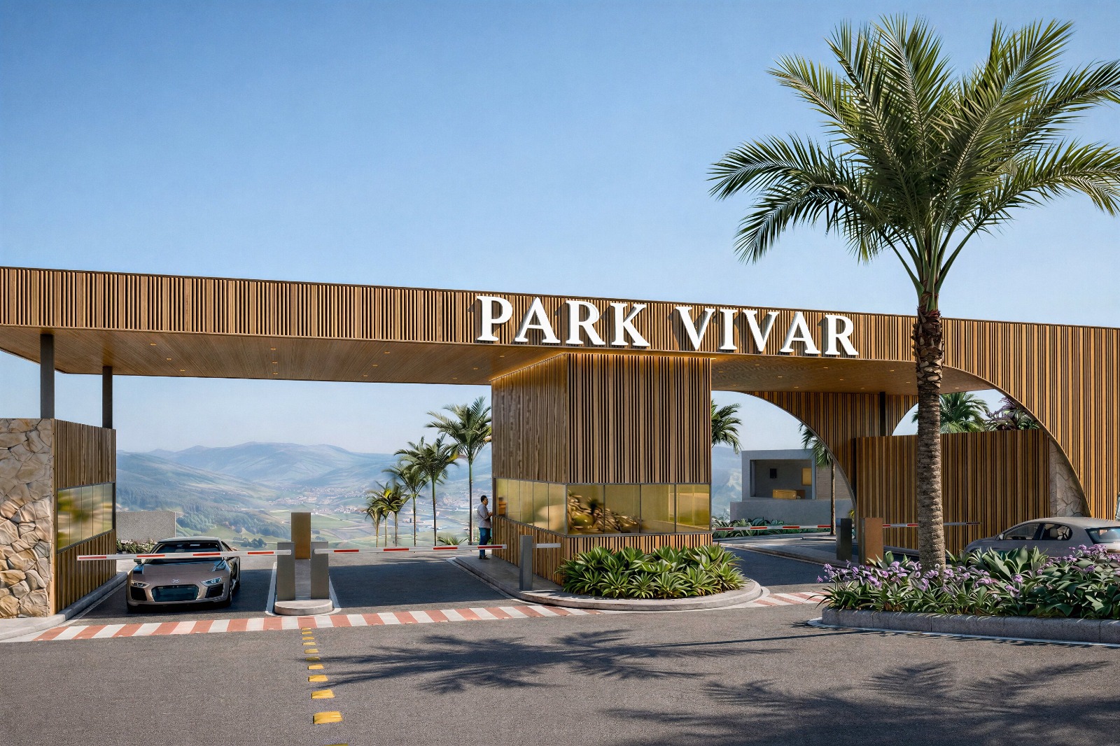 Entrance of Park Vivar Condominium